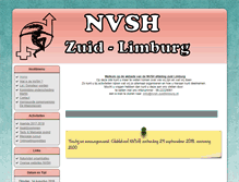 Tablet Screenshot of nvsh-zuidlimburg.nl